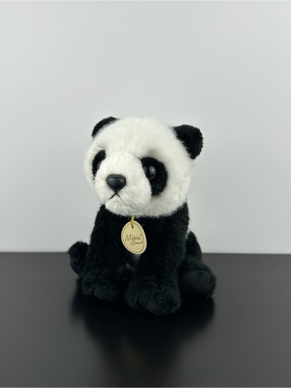 Aurora Miyoni Panda Teddy Bear 6.5” Black & White Plush Stuffed Animal